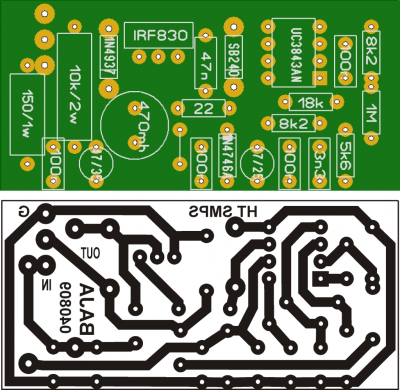Blackstar HT power supply PCB and layout.png (505.16 Kio) Vu 10249 fois Blackstar SMPS layout